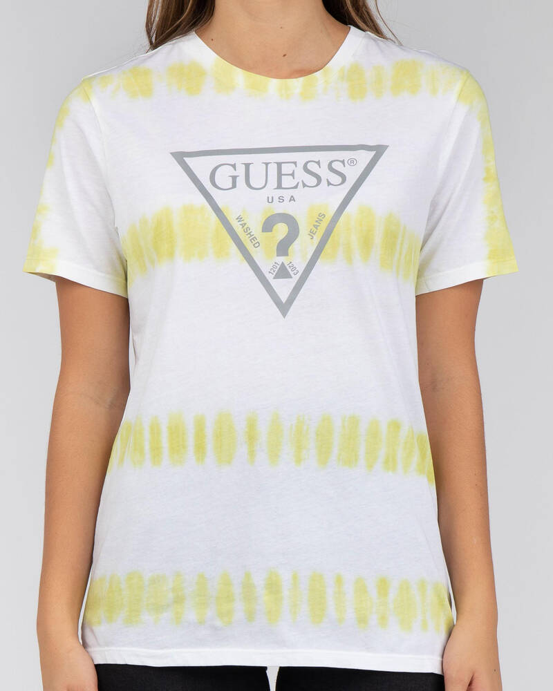 GUESS Jeans Reflective T-Shirt for Womens