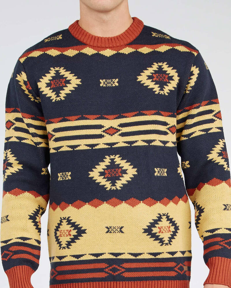 Skylark Rhinestone Knitted Sweatshirt for Mens