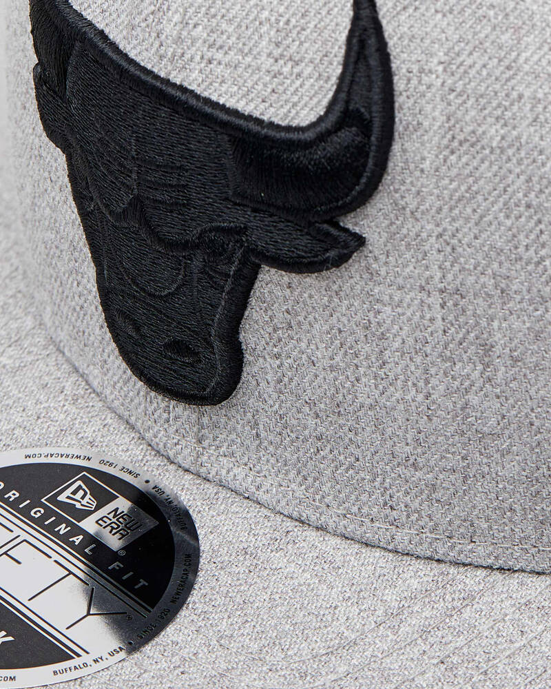 New Era Chicago Bulls Black Out Cap for Mens