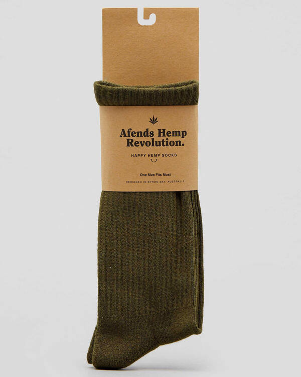Afends Happy Hemp Socks for Mens