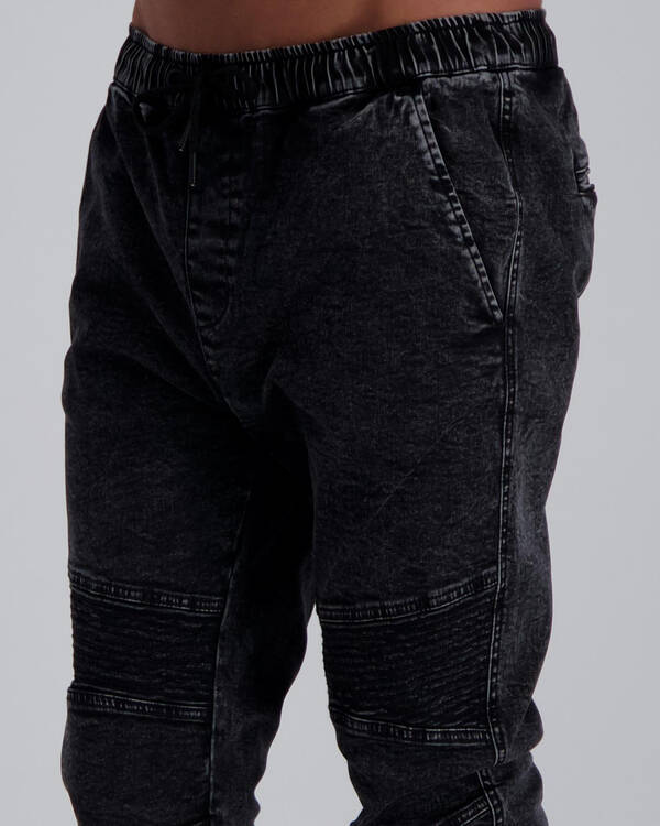 Lucid Commando Denim Jogger Pants for Mens