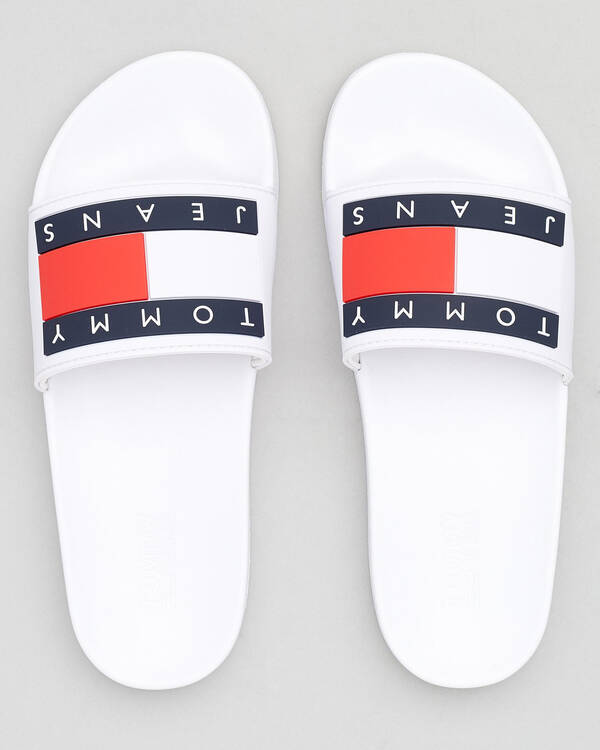 Tommy Hilfiger Tommy Jeans Flag Pool Slide Sandals for Womens