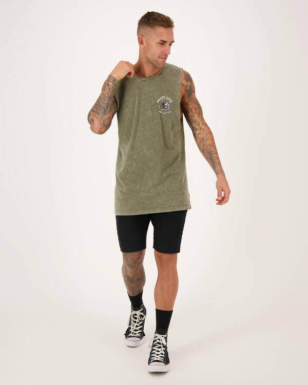 Salty Life Castaway Muscle Tank for Mens
