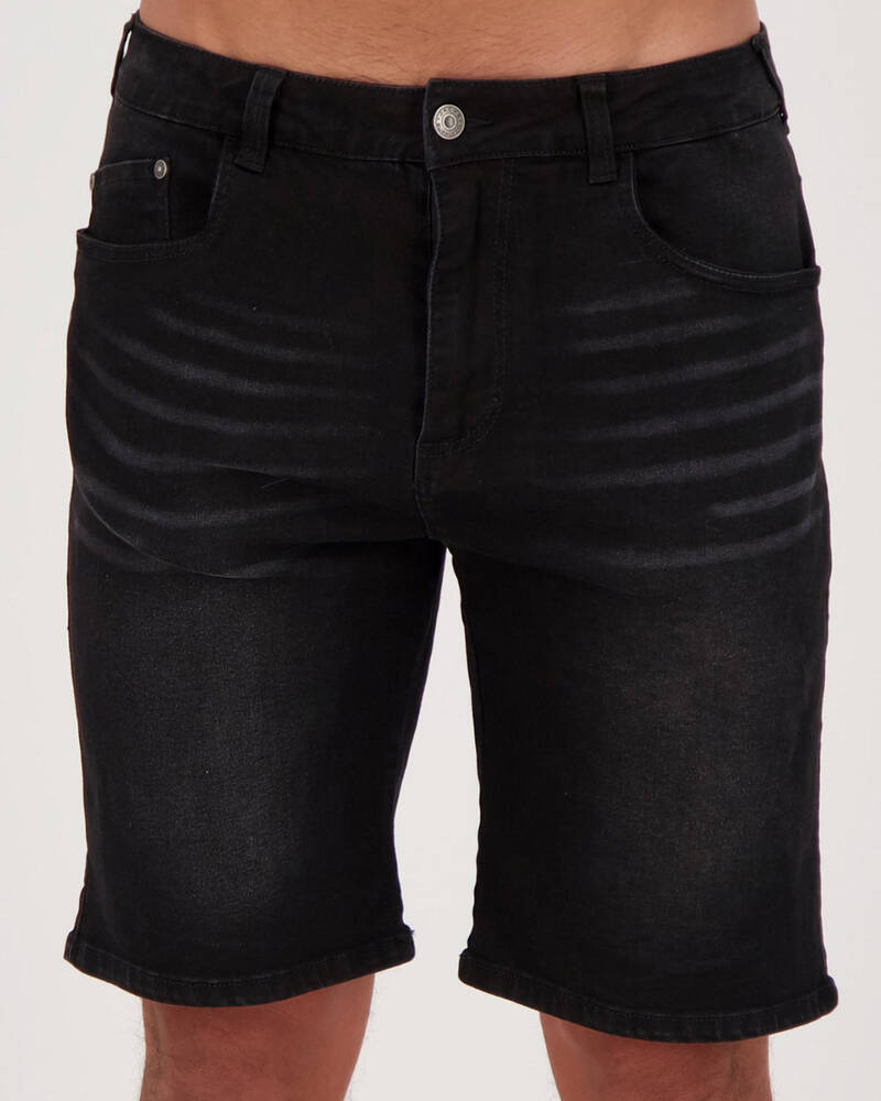 Jacks Char Denim Walk Shorts for Mens