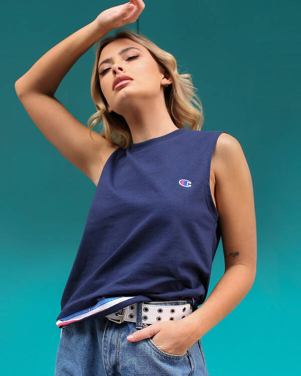 Champion ID Collection Muscle Tank Top for Womens