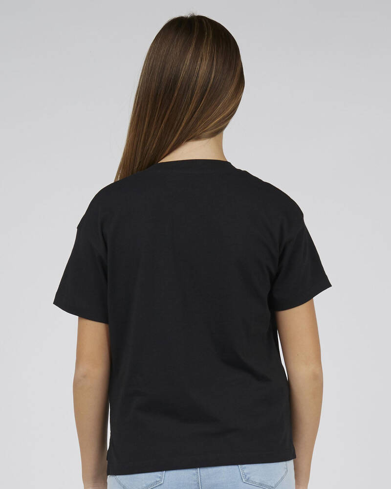 Calvin Klein Girls' Mongram Stripe T-Shirt for Womens