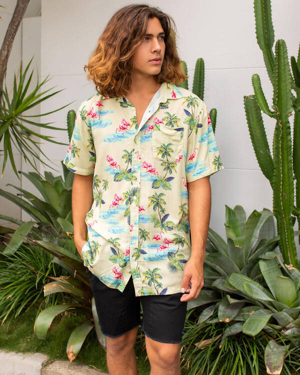 Skylark Swamped Short Sleeve Shirt for Mens