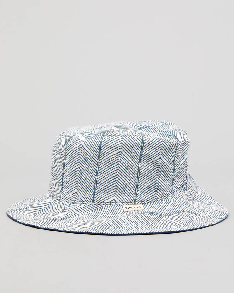 Rip Curl Navy Beach Reversible Bucket Hat for Womens