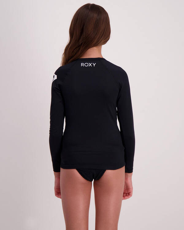 Roxy Girls Funny Waves Long Sleeve Rash Vest for Womens