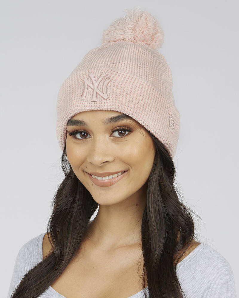 New Era NY Yankees Pom Pom Beanie for Womens