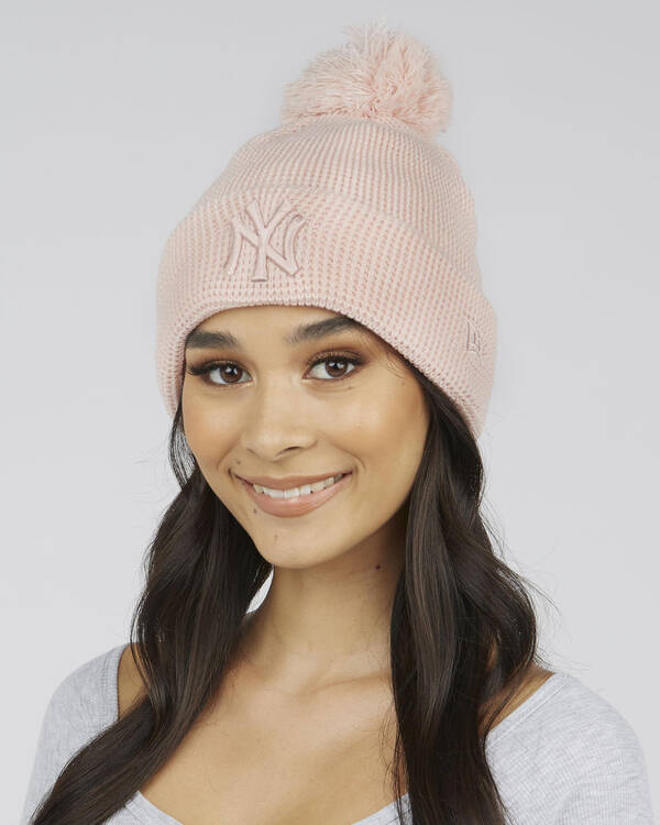 New Era NY Yankees Pom Pom Beanie for Womens