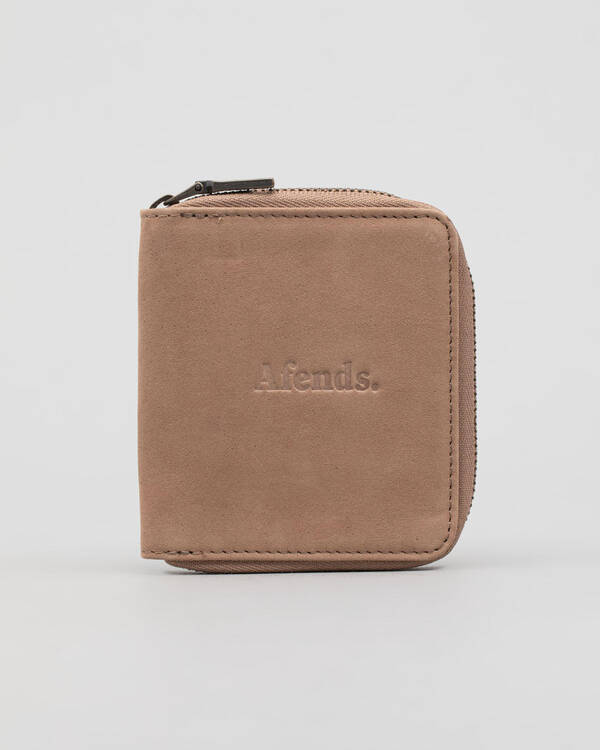 Afends Stash Leather Wallet for Mens