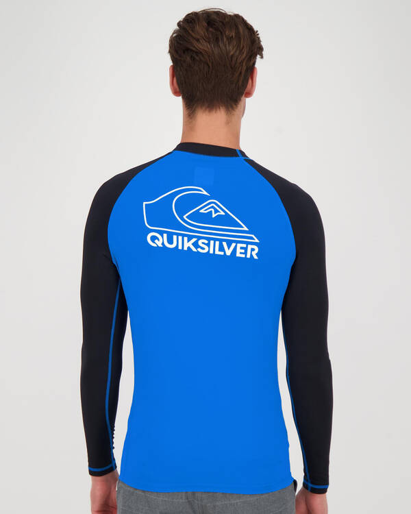 Quiksilver Tour Long Sleeve Rash Vest for Mens