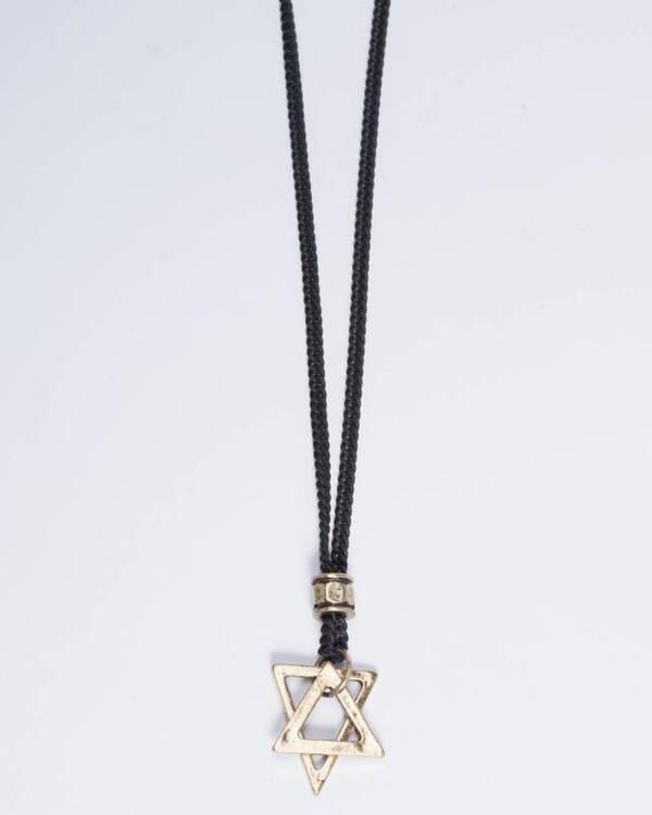 Classics 77 Black Triangles Necklace for Mens