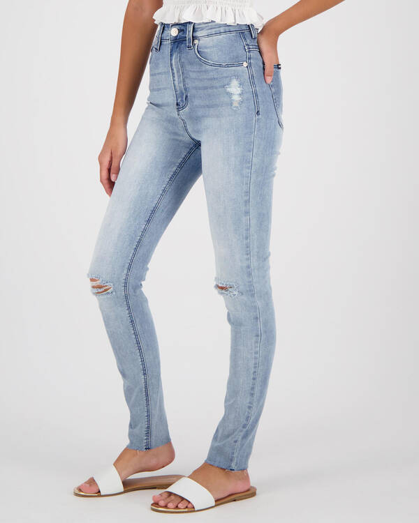 Black Palms The High Skinny Jeans for Womens