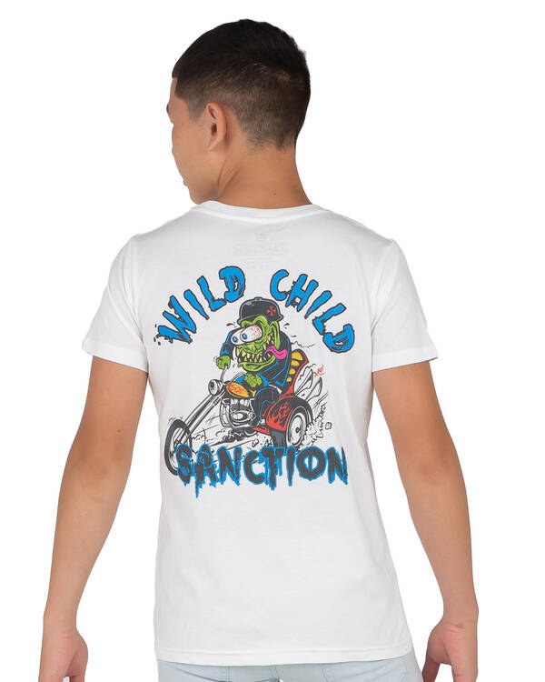 Sanction Boys' Wheelie T-Shirt for Mens