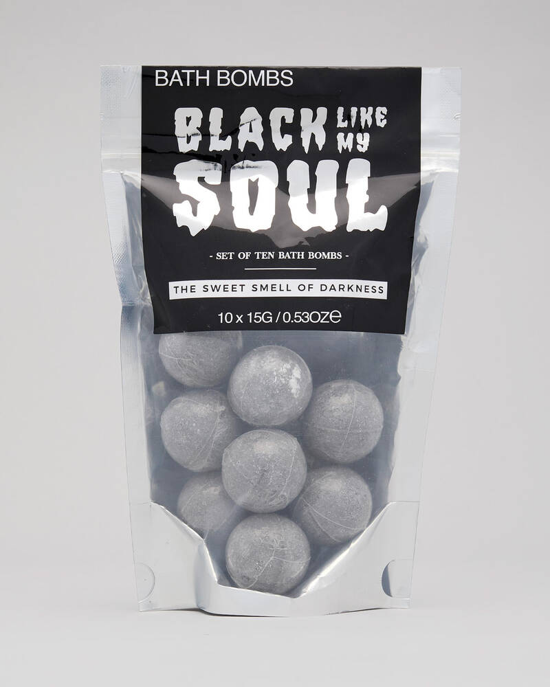 Mooloola Black Soul Bath Bomb for Womens