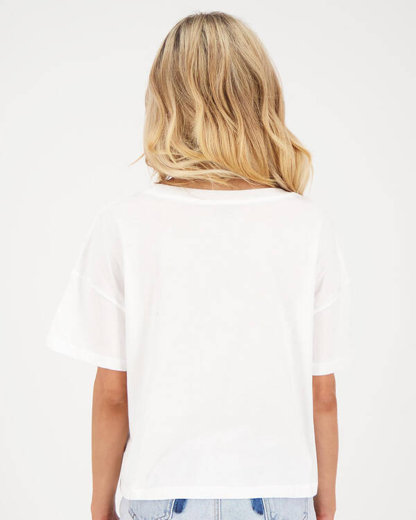 Hurley Jammer Stripe Flouncy T-Shirt for Womens