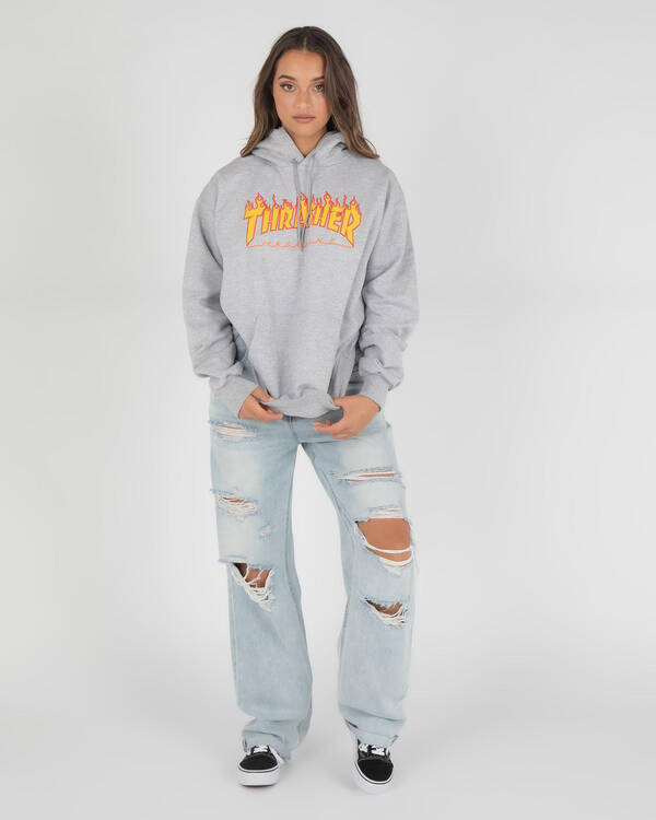 Thrasher Flame Hoodie for Womens