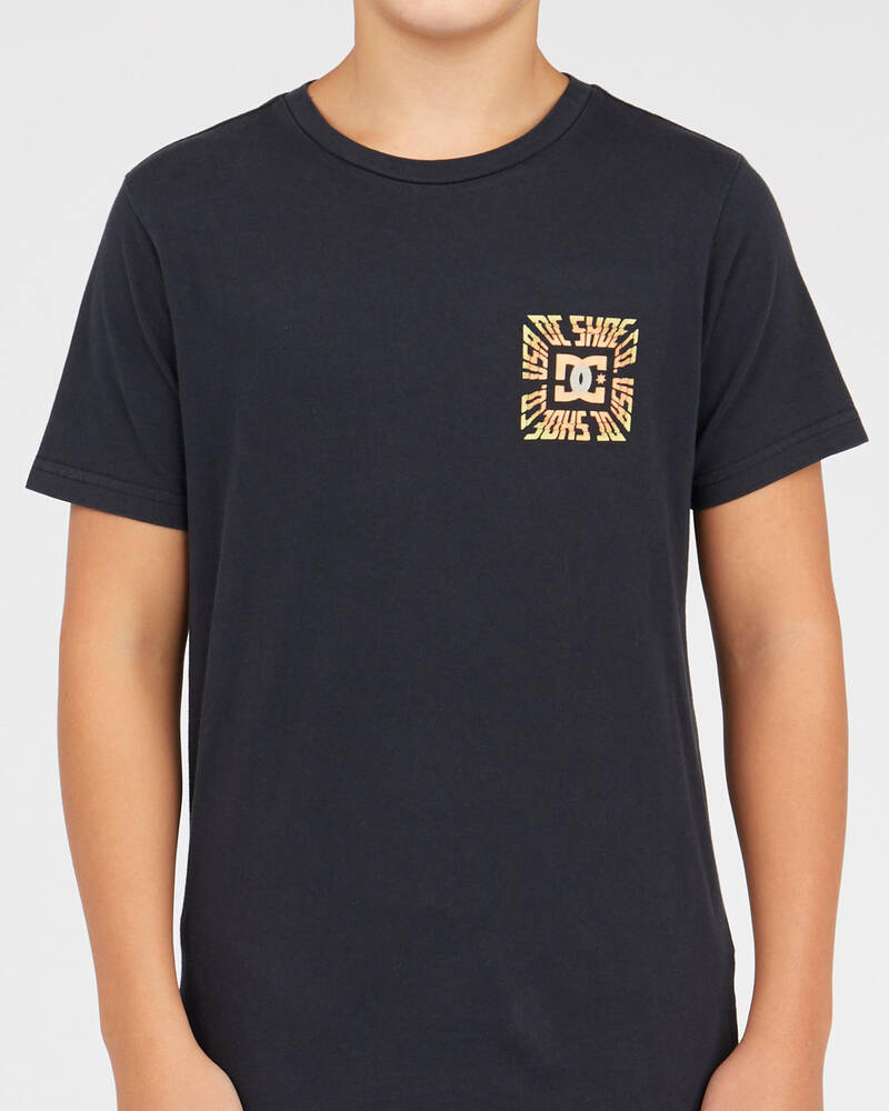 DC Shoes Boys' Shattered Short Sleeve T-Shirt for Mens