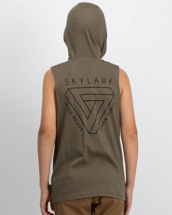 Skylark Fracture Hooded Muscle for Mens