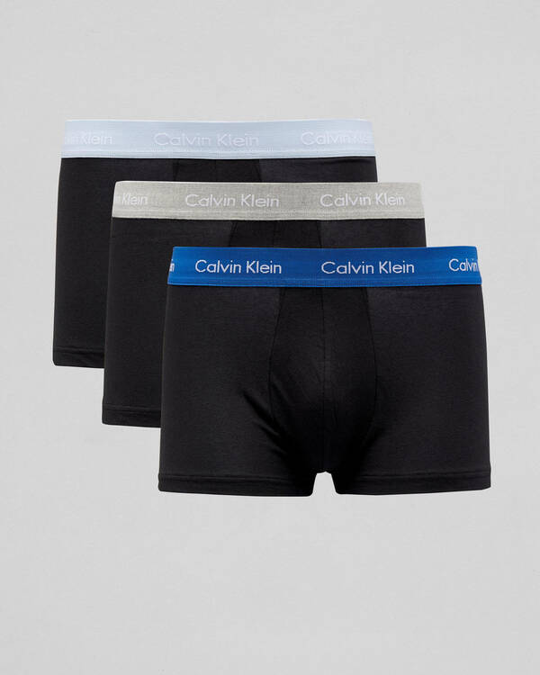 Calvin Klein Cotton Stretch Low Rise Trunk 3pk for Mens
