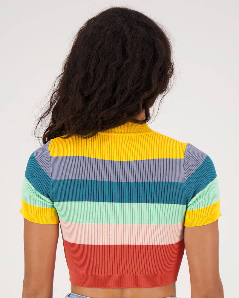 Eight Birdies Good Times Knit Top for Womens
