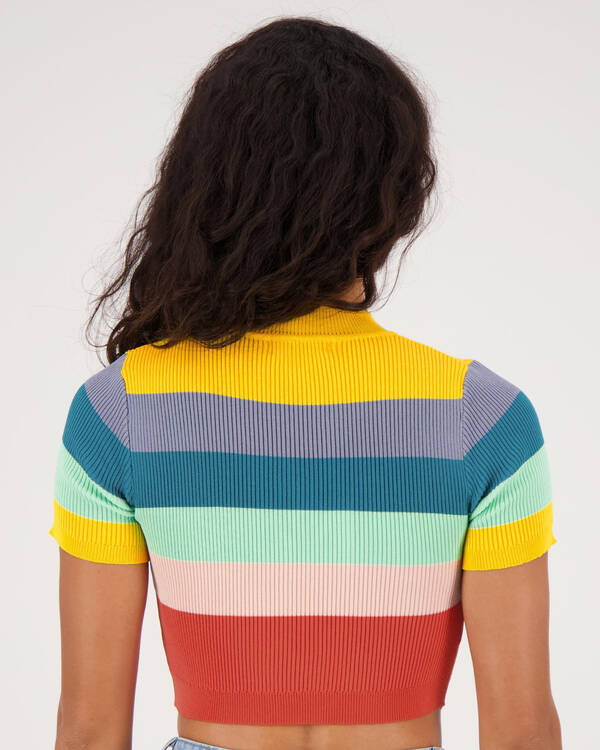 Eight Birdies Good Times Knit Top for Womens