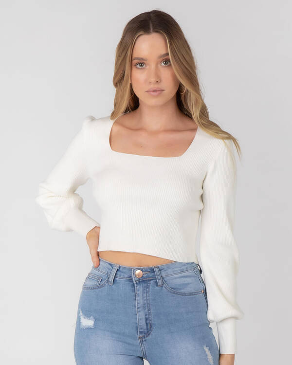 Paper Closet Side To Side Knit Top for Womens