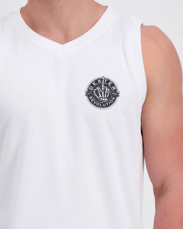 Dexter Bare Bones Mesh Singlet for Mens