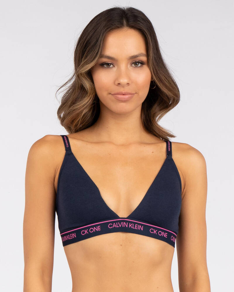 Calvin Klein CK One Triangle Bralette for Womens