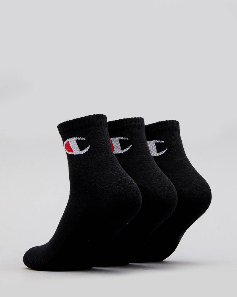 Champion Womens Logo Quarter Crew Sock Pack for Womens