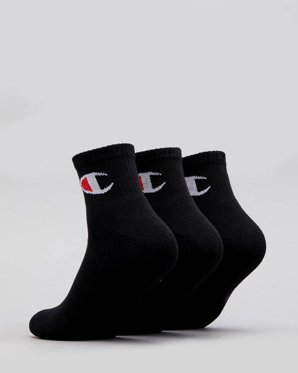 Champion Womens Logo Quarter Crew Sock Pack for Womens