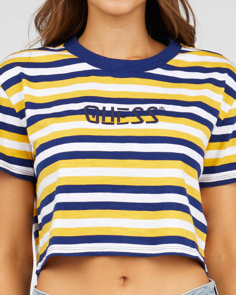 GUESS David Stripe T-Shirt for Womens