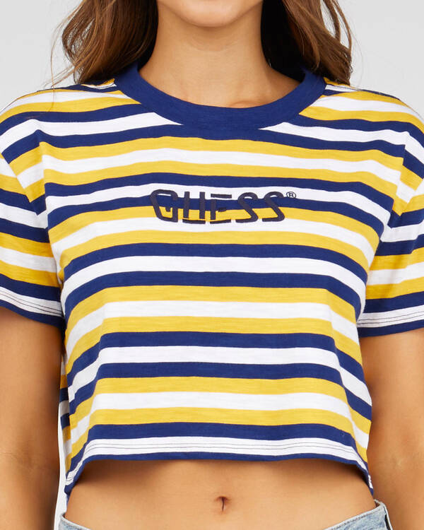 GUESS David Stripe T-Shirt for Womens