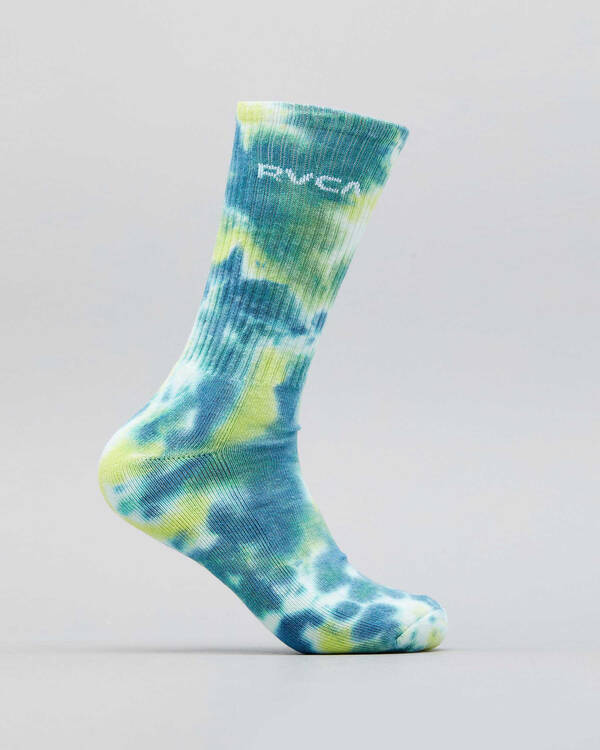 RVCA Tie Dye Crew Socks for Mens