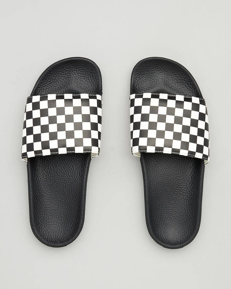 Vans MN Slide On Check Slides for Mens