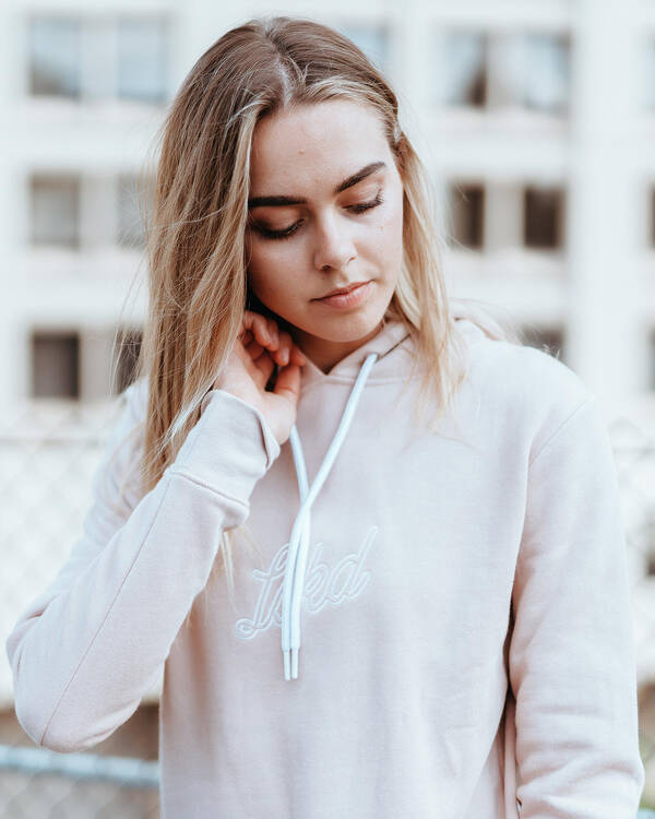 LSKD Step Up Hooded Sweatshirt for Womens