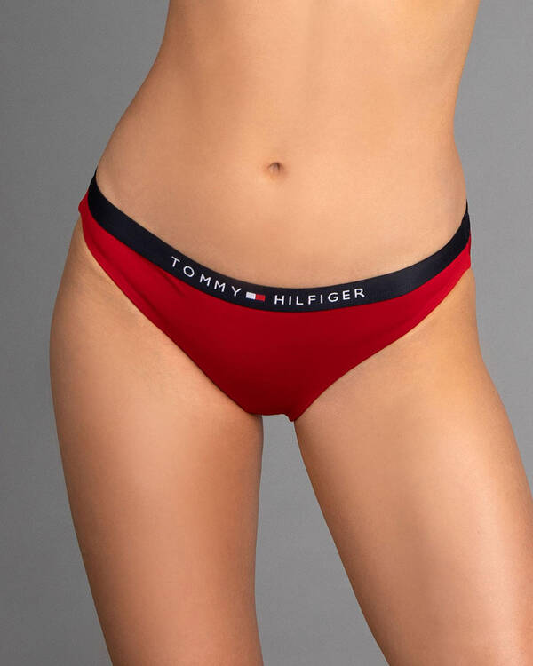 Tommy Hilfiger Core Solid Logo Bikini Bottom for Womens