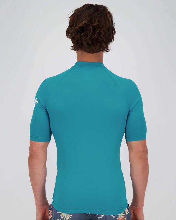 Quiksilver Mens' All Time Short Sleeve Rash Vest for Mens