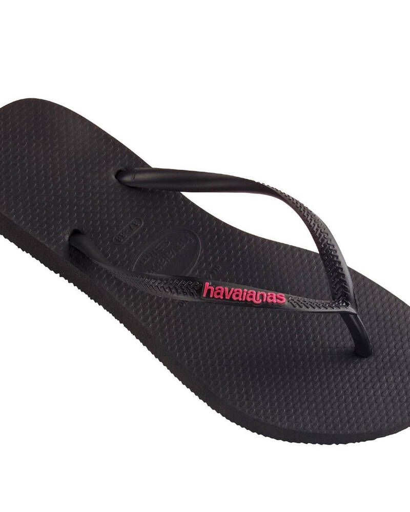 Havaianas Slim Logo Thongs for Womens