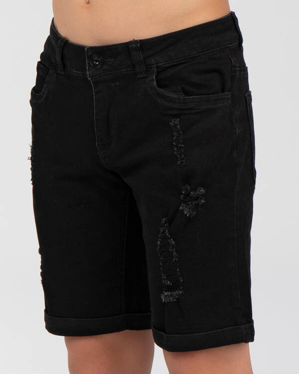 Lucid Boys' Backfire Denim Shorts for Mens