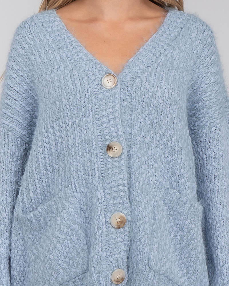 Pink Diamond Outrun Them Knit Cardigan for Womens