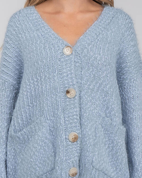 Pink Diamond Outrun Them Knit Cardigan for Womens