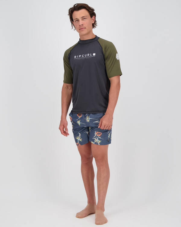 Rip Curl Shockwave Rash Vest for Mens