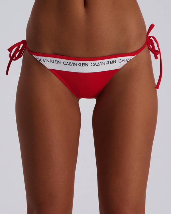 Calvin Klein String Side Tie Bikini Bottom for Womens