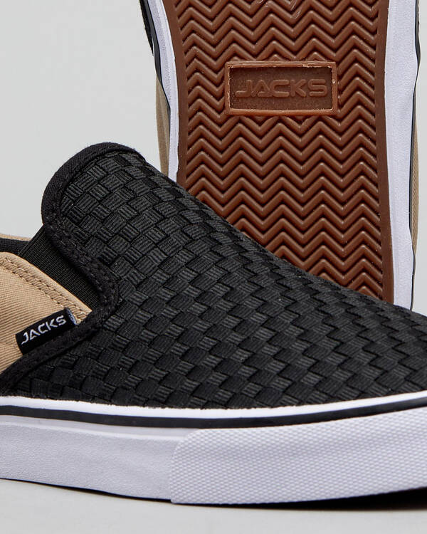 Jacks Weavel 2 Tone Slip-On Shoes for Mens