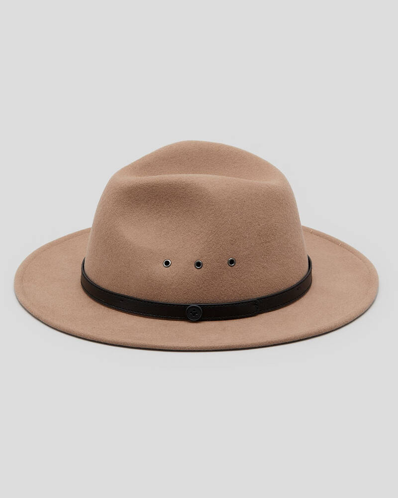 Billy Bones Club Salted Caramel Fedora Hat for Mens