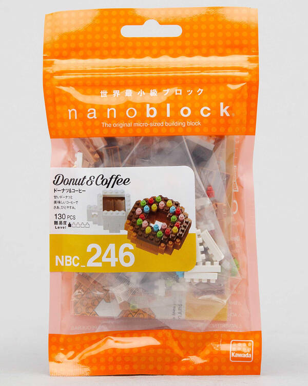 Get It Now Donut & Coffee Nano Block Pack for Unisex