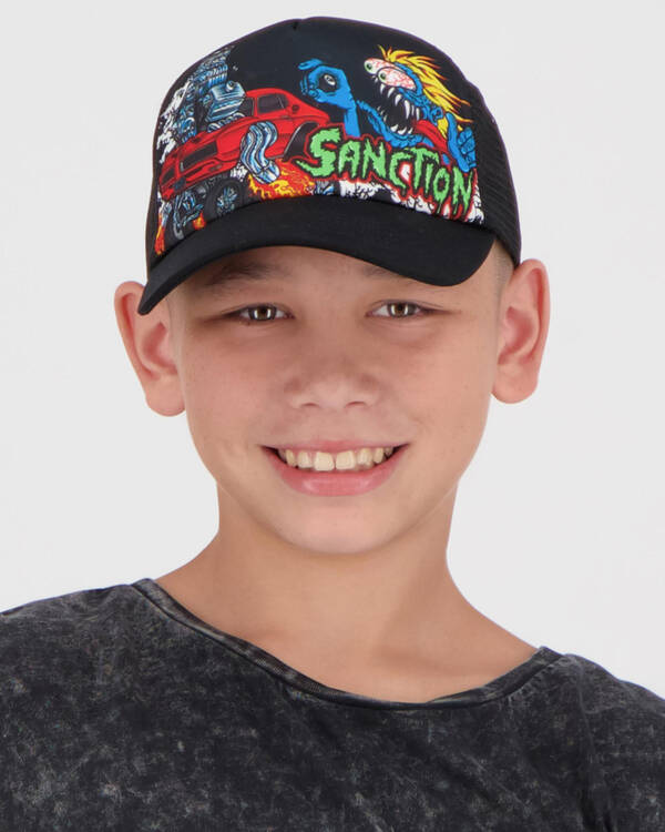 Sanction Boys' Throttle Trucker Cap for Mens